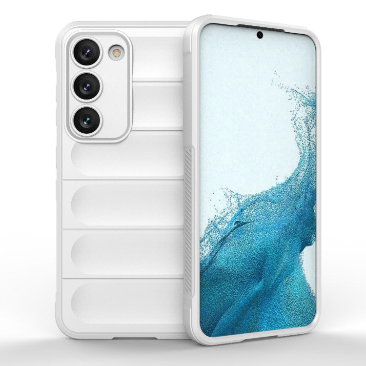 For Samsung Galaxy S23 5G Magic Shield TPU + Flannel Phone Case