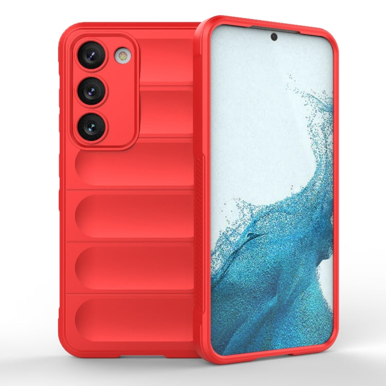 For Samsung Galaxy S23 5G Magic Shield TPU + Flannel Phone Case