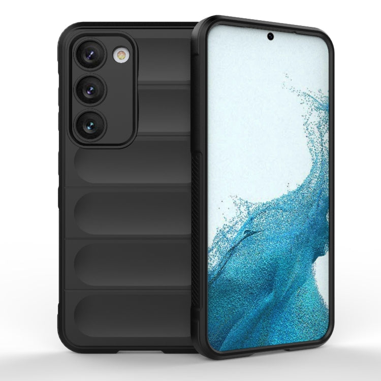 For Samsung Galaxy S23 5G Magic Shield TPU + Flannel Phone Case