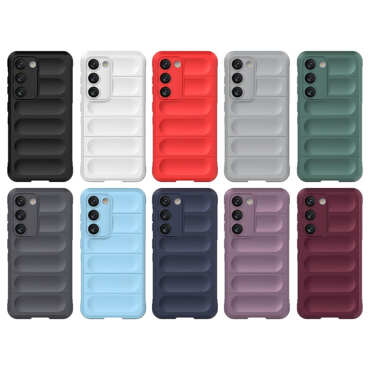 For Samsung Galaxy S23 5G Magic Shield TPU + Flannel Phone Case