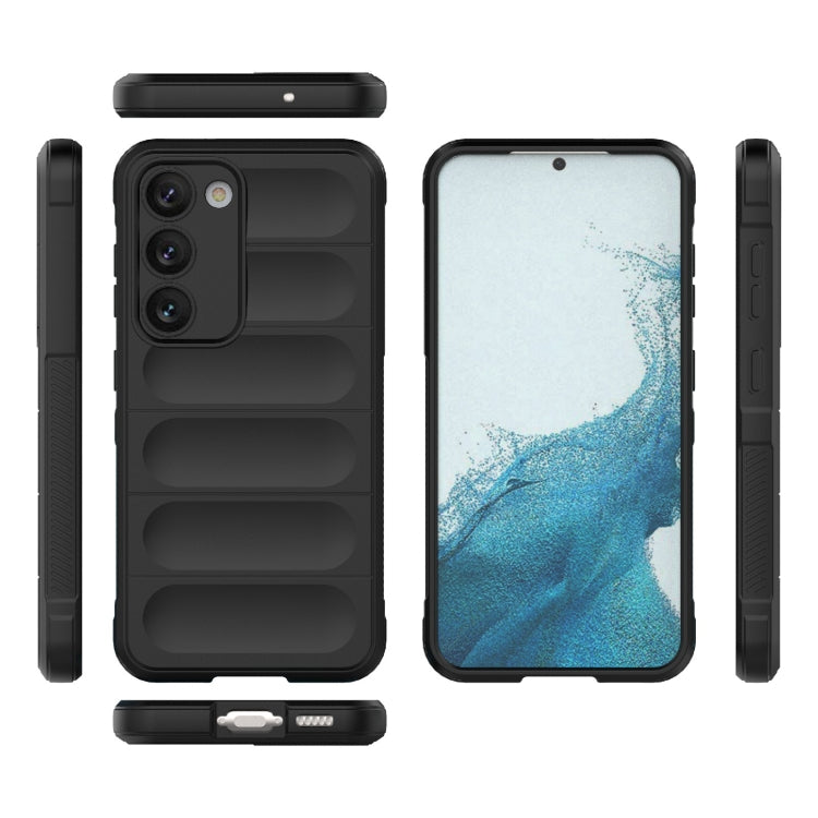 For Samsung Galaxy S23 5G Magic Shield TPU + Flannel Phone Case