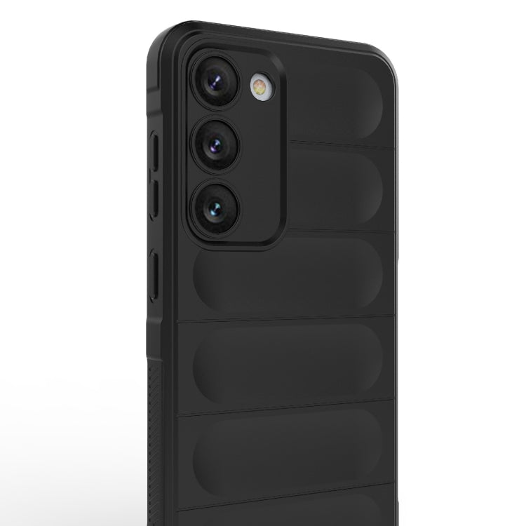 For Samsung Galaxy S23 5G Magic Shield TPU + Flannel Phone Case