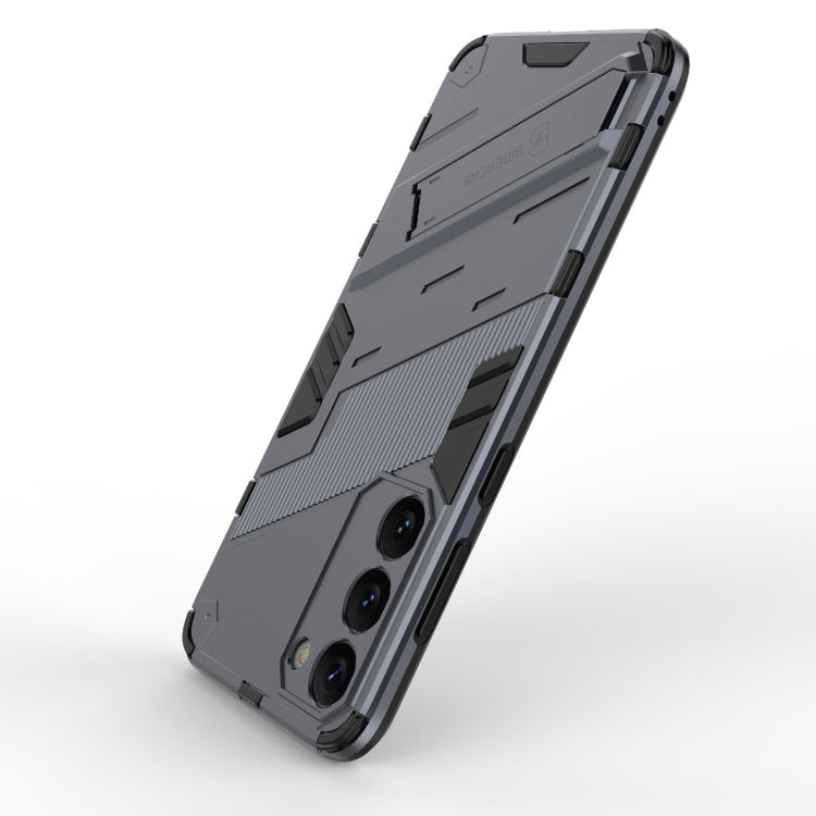 For Samsung Galaxy S23+ 5G Punk Armor 2 in 1 PC + TPU Shockproof Phone Case with Invisible Holder
