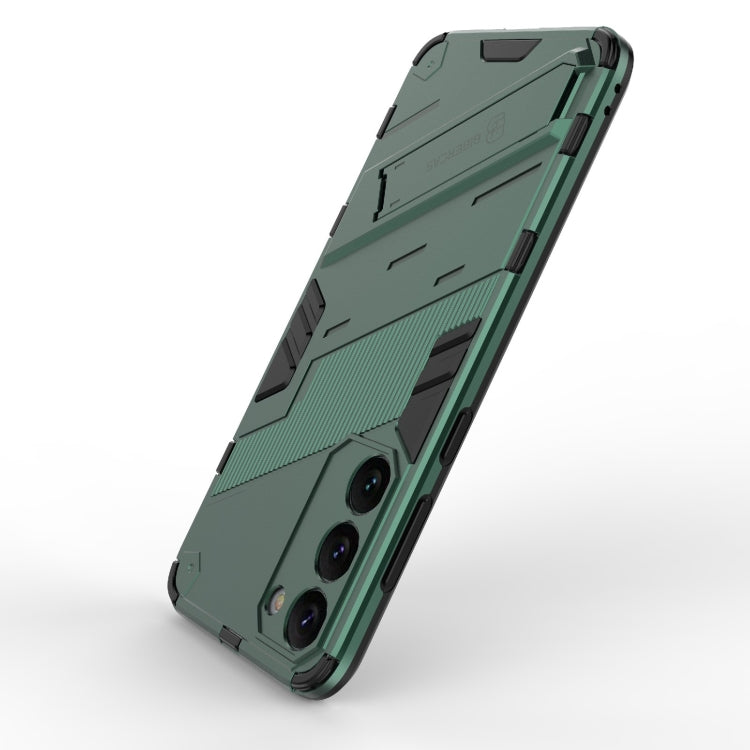For Samsung Galaxy S23+ 5G Punk Armor 2 in 1 PC + TPU Shockproof Phone Case with Invisible Holder