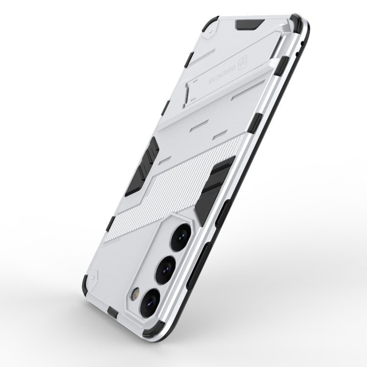 For Samsung Galaxy S23+ 5G Punk Armor 2 in 1 PC + TPU Shockproof Phone Case with Invisible Holder