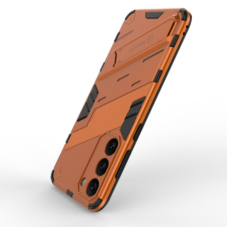 For Samsung Galaxy S23+ 5G Punk Armor 2 in 1 PC + TPU Shockproof Phone Case with Invisible Holder