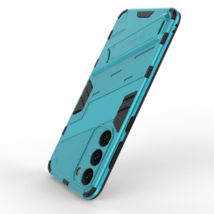 For Samsung Galaxy S23+ 5G Punk Armor 2 in 1 PC + TPU Shockproof Phone Case with Invisible Holder