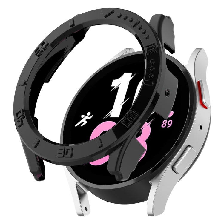 For Samsung Galaxy Watch5 / Watch4 40mm Half Coverage PC Watch Protective Case with Scale