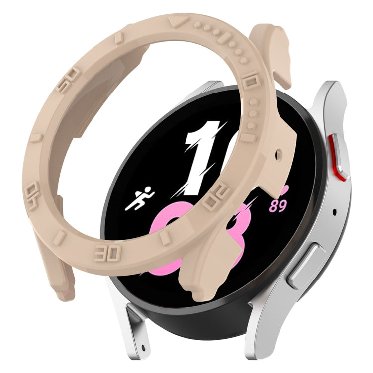 For Samsung Galaxy Watch5 / Watch4 44 mm Half Coverage PC Watch Protective Case with Scale