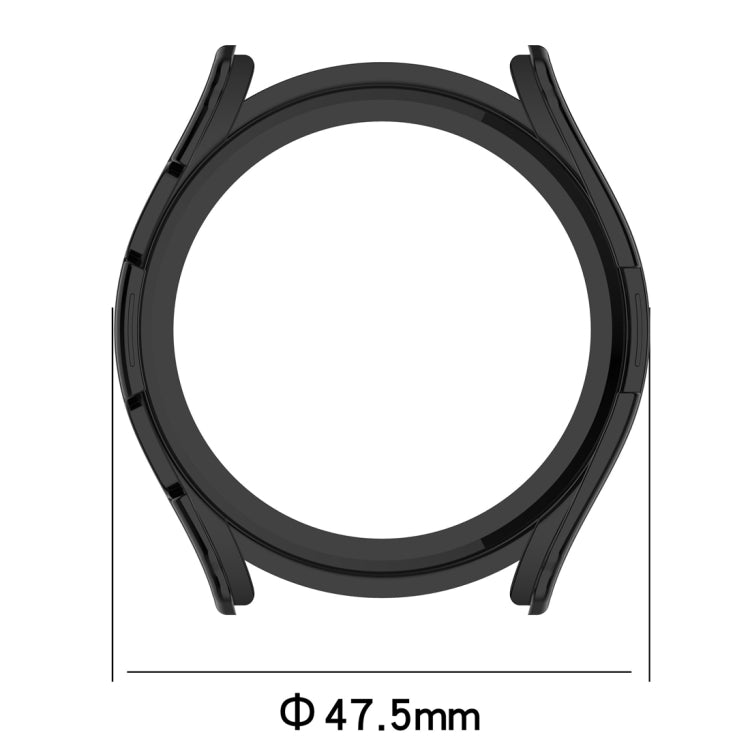 For Samsung Galaxy Watch5 / Watch4 44 mm Half Coverage PC Watch Protective Case with Scale