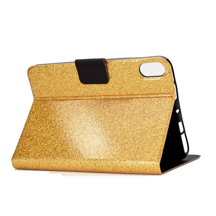 For  iPad 10th Gen 10.9 2022 Varnish Glitter Powder Smart Leather Tablet Case