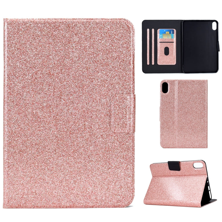 For  iPad 10th Gen 10.9 2022 Varnish Glitter Powder Smart Leather Tablet Case