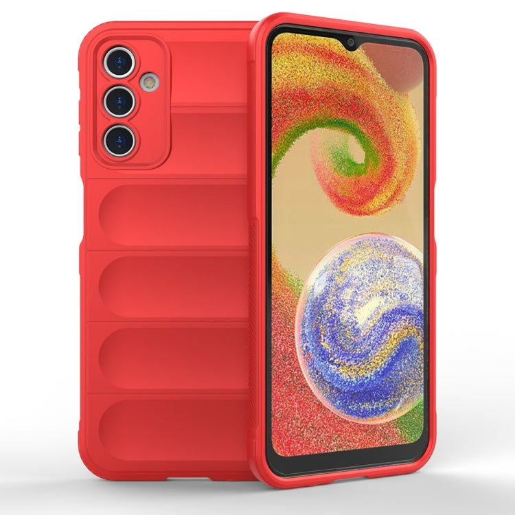 For Samsung Galaxy A14 5G Magic Shield TPU + Flannel Phone Case
