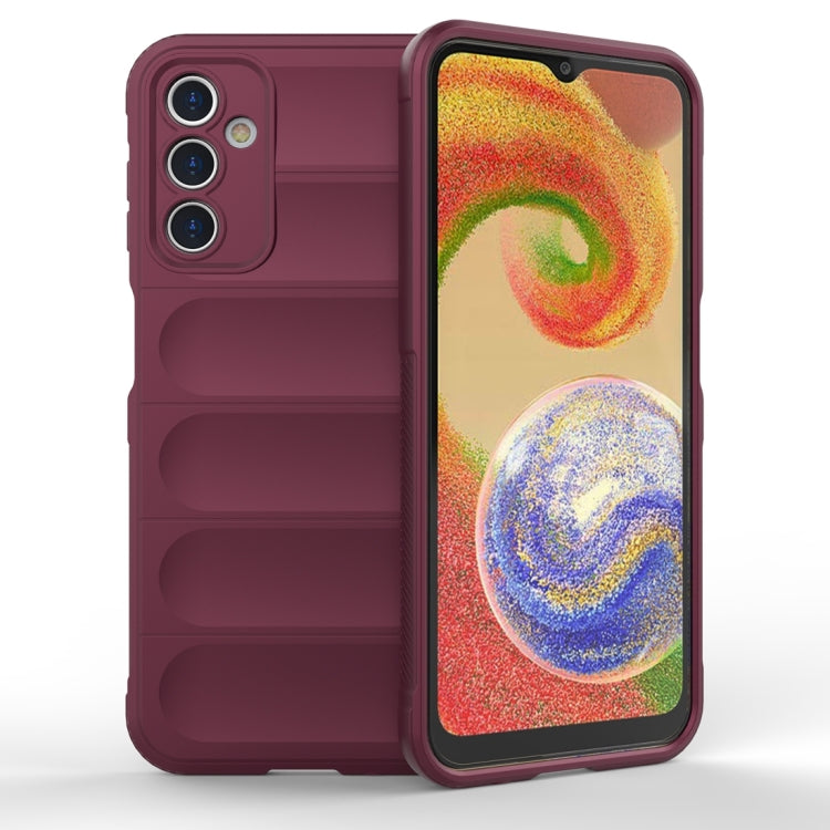 For Samsung Galaxy A14 5G Magic Shield TPU + Flannel Phone Case