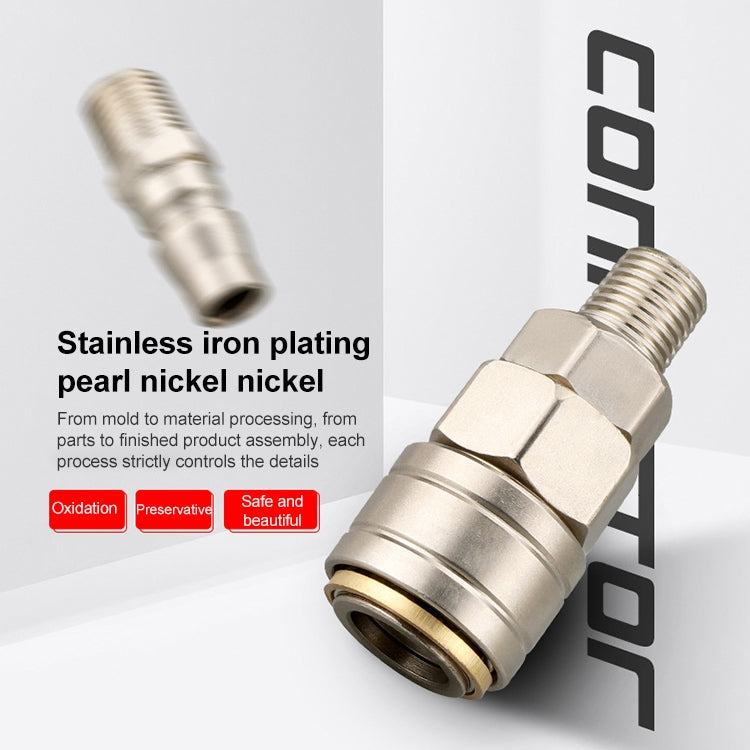 LAIZE SF-30 10pcs C-type Self-lock Pneumatic Quick Fitting Connector