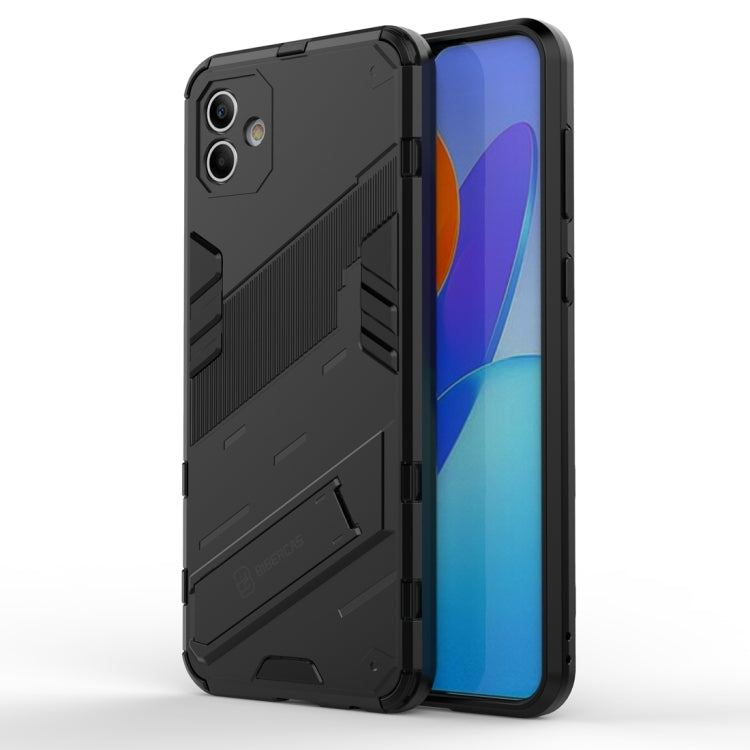 For Samsung Galaxy A04 4G Punk Armor 2 in 1 PC + TPU Shockproof Phone Case