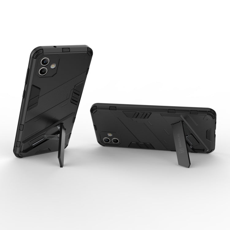 For Samsung Galaxy A04 4G Punk Armor 2 in 1 PC + TPU Shockproof Phone Case