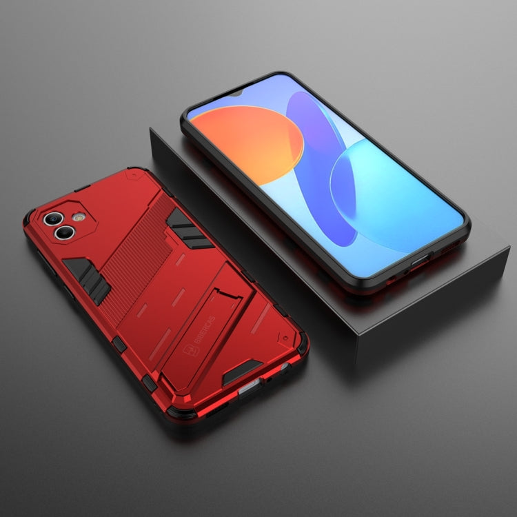 For Samsung Galaxy A04 4G Punk Armor 2 in 1 PC + TPU Shockproof Phone Case