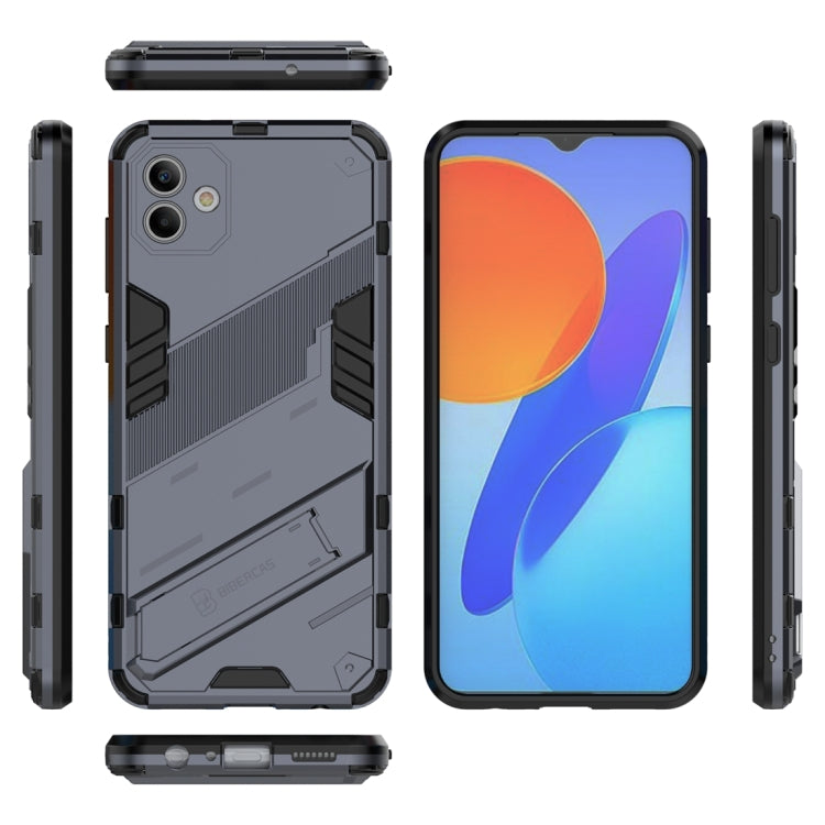 For Samsung Galaxy A04 4G Punk Armor 2 in 1 PC + TPU Shockproof Phone Case