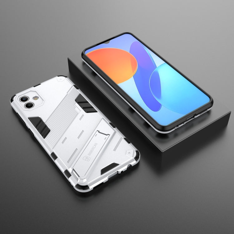 For Samsung Galaxy A04 4G Punk Armor 2 in 1 PC + TPU Shockproof Phone Case