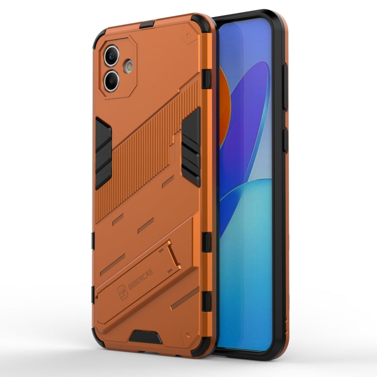 For Samsung Galaxy A04 4G Punk Armor 2 in 1 PC + TPU Shockproof Phone Case