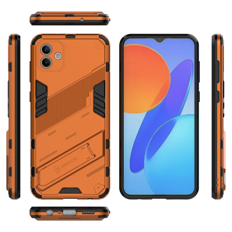 For Samsung Galaxy A04 4G Punk Armor 2 in 1 PC + TPU Shockproof Phone Case