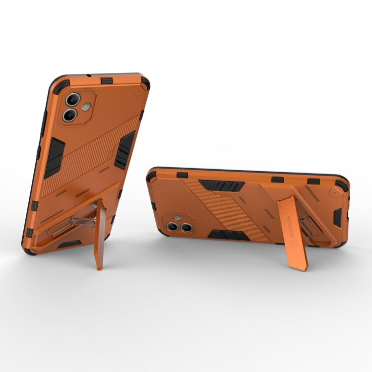 For Samsung Galaxy A04 4G Punk Armor 2 in 1 PC + TPU Shockproof Phone Case