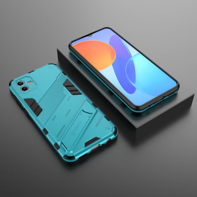 For Samsung Galaxy A04 4G Punk Armor 2 in 1 PC + TPU Shockproof Phone Case