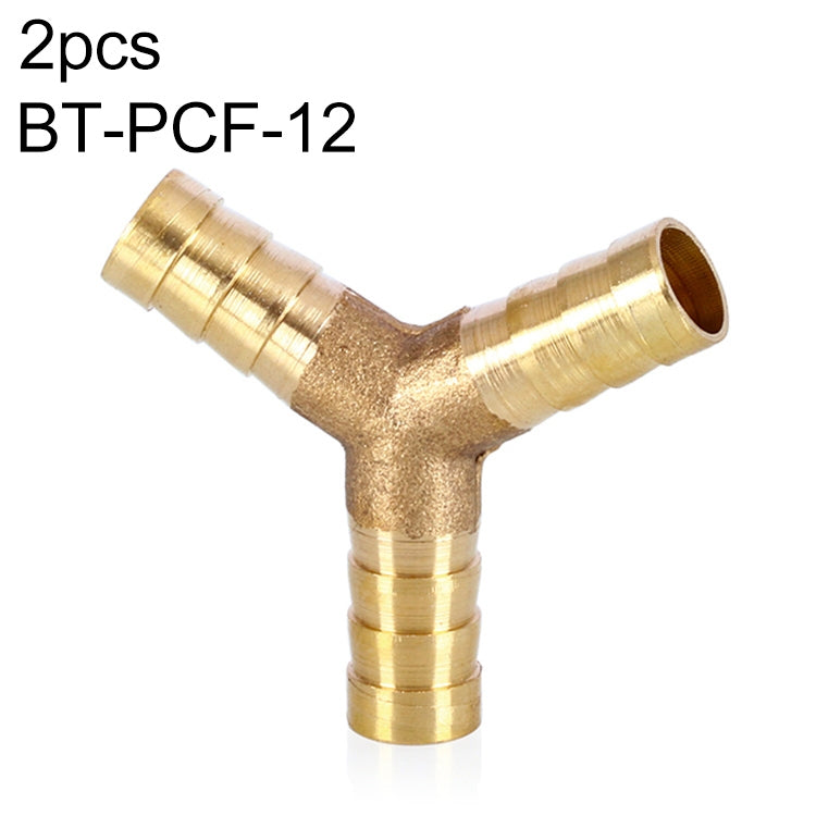 LAIZE 10pcs Pagoda Y-type Three Way Pneumatic Components, Caliber:12mm
