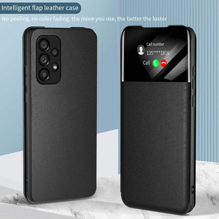 For Samsung Galaxy A53 5G Attraction Flip Holder Leather Phone Case
