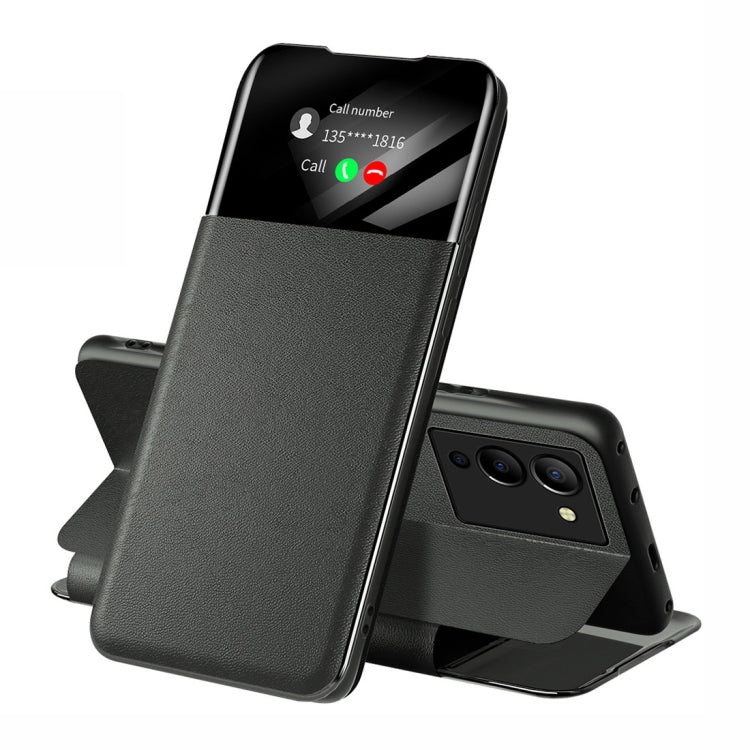For Infinix Note 12 / G96 Attraction Flip Holder Leather Phone Case