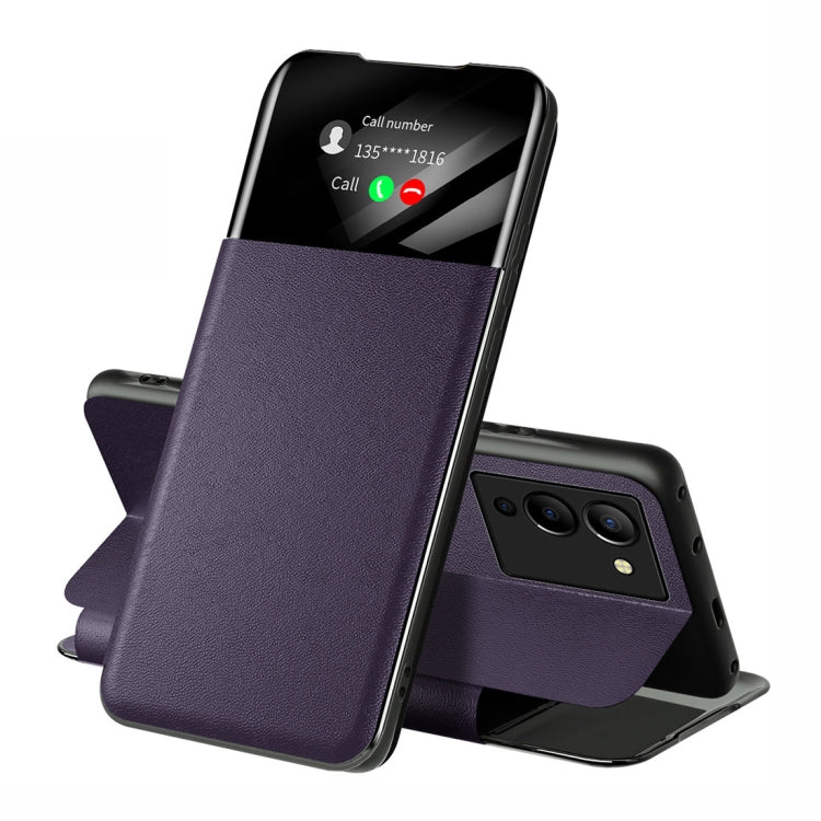 For Infinix Note 12 / G96 Attraction Flip Holder Leather Phone Case