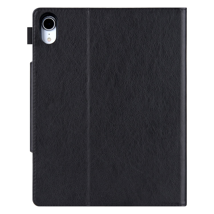 For iPad 10th Gen 10.9 2022 Solid Color Metal Buckle Leather Smart Tablet Case
