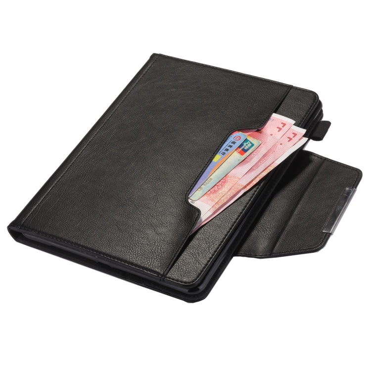 For iPad 10th Gen 10.9 2022 Solid Color Metal Buckle Leather Smart Tablet Case