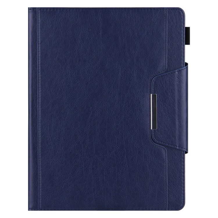 For iPad 10th Gen 10.9 2022 Solid Color Metal Buckle Leather Smart Tablet Case
