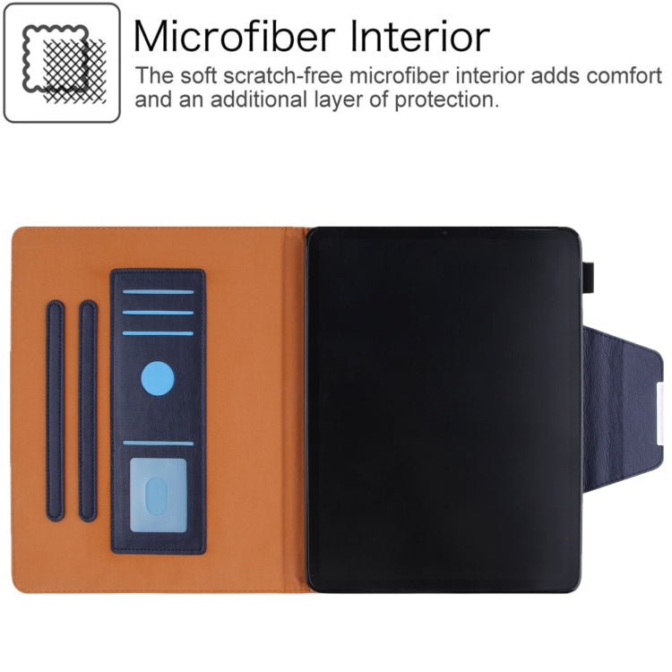 For iPad 10th Gen 10.9 2022 Solid Color Metal Buckle Leather Smart Tablet Case
