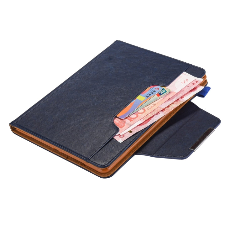 For iPad 10th Gen 10.9 2022 Solid Color Metal Buckle Leather Smart Tablet Case