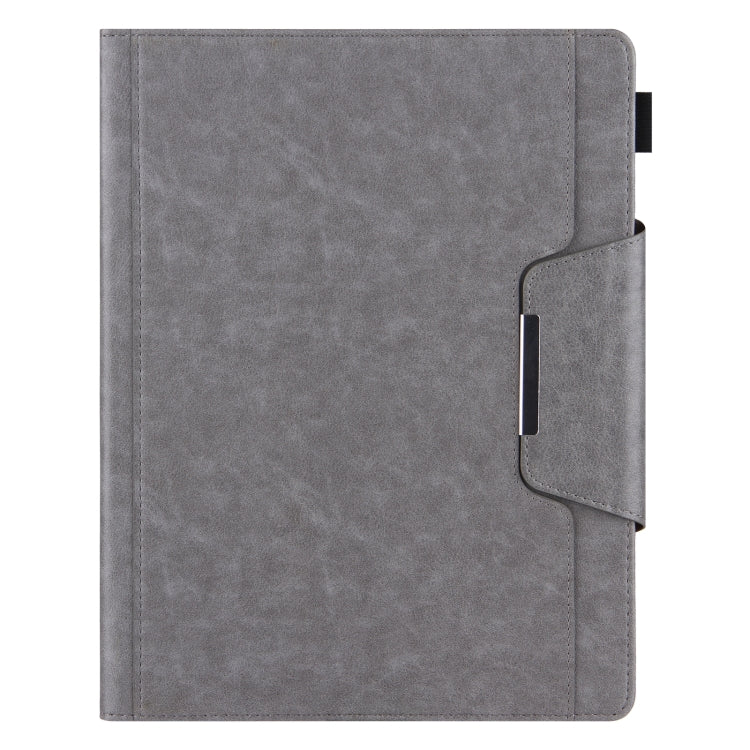 For iPad 10th Gen 10.9 2022 Solid Color Metal Buckle Leather Smart Tablet Case