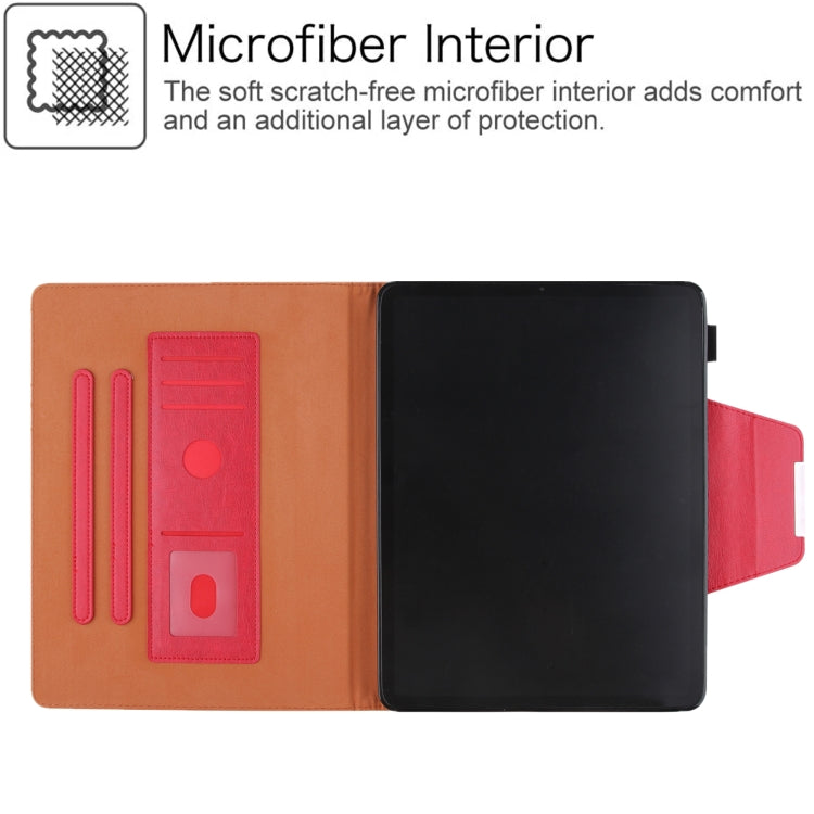 For iPad 10th Gen 10.9 2022 Solid Color Metal Buckle Leather Smart Tablet Case
