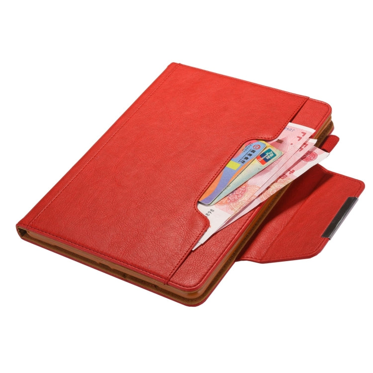 For iPad 10th Gen 10.9 2022 Solid Color Metal Buckle Leather Smart Tablet Case