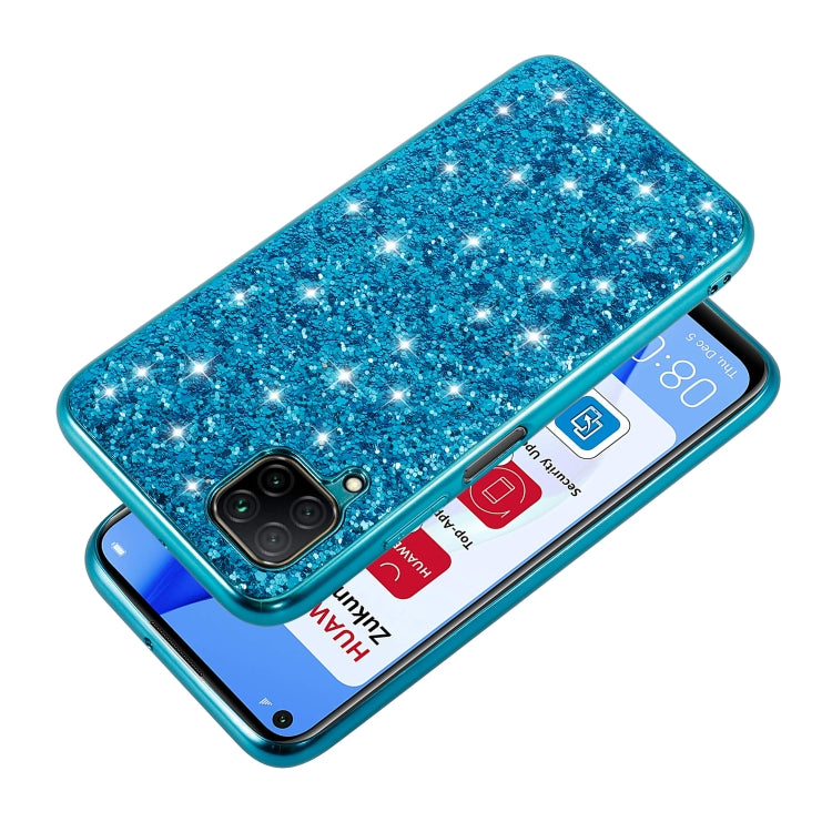 For Huawei P40 Lite Glitter Powder Shockproof TPU Protective Case