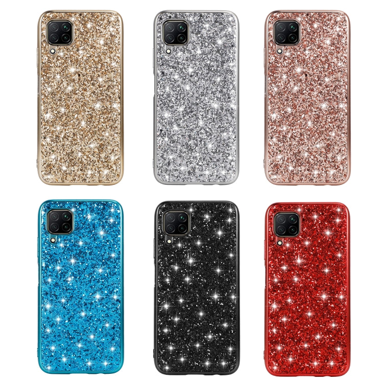 For Huawei P40 Lite Glitter Powder Shockproof TPU Protective Case