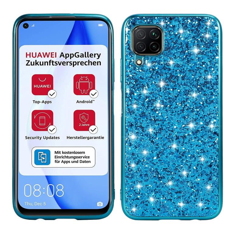 For Huawei P40 Lite Glitter Powder Shockproof TPU Protective Case