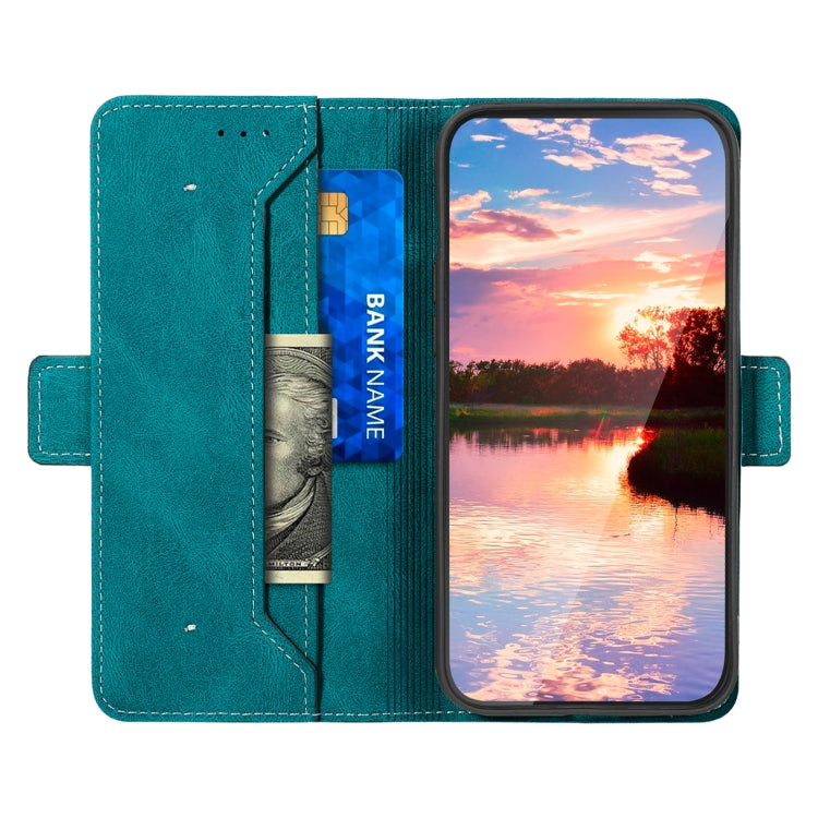 For Samsung Galaxy S23+ 5G Stitching Side-Magnetic RFID Leather Phone Case