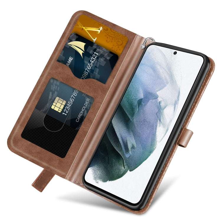 For Samsung Galaxy S23+ 5G Life Tree Embossing Pattern Leather Phone Case