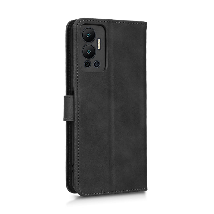 For Infinix Hot 12 Skin Feel Magnetic Flip Leather Phone Case