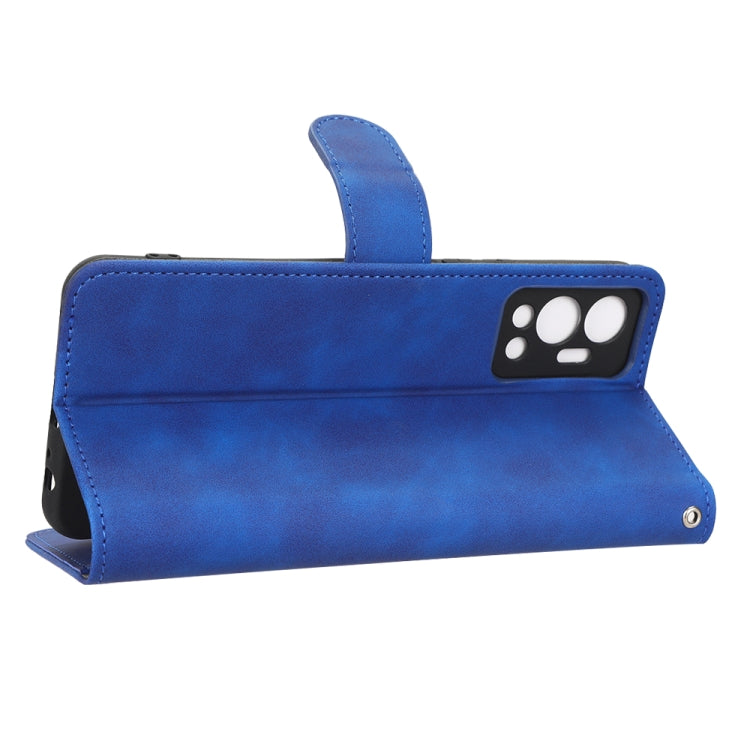 For Infinix Hot 12 Skin Feel Magnetic Flip Leather Phone Case