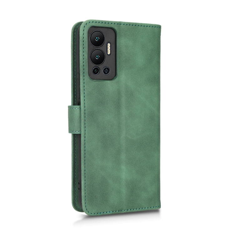 For Infinix Hot 12 Skin Feel Magnetic Flip Leather Phone Case