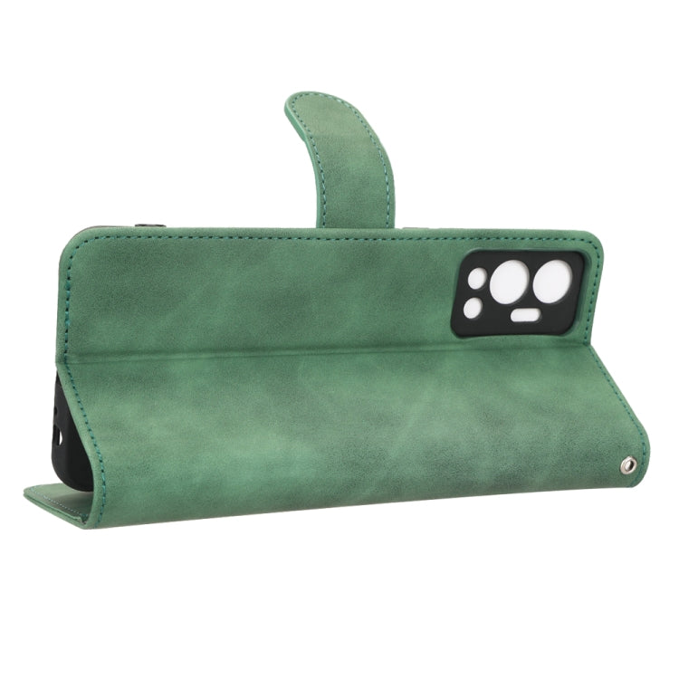 For Infinix Hot 12 Skin Feel Magnetic Flip Leather Phone Case