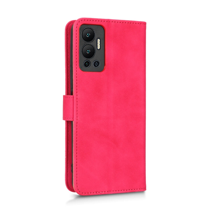 For Infinix Hot 12 Skin Feel Magnetic Flip Leather Phone Case